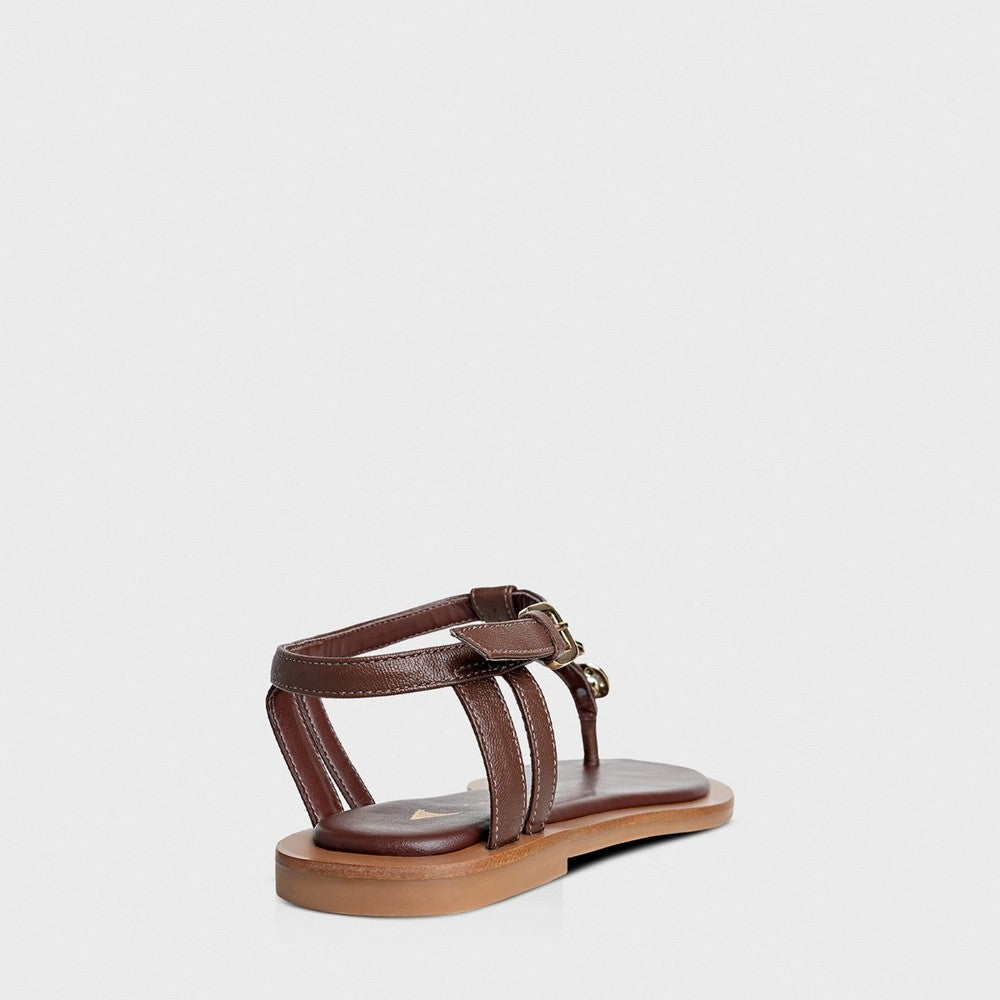 Rasteira Coin Couro Carrano 676026