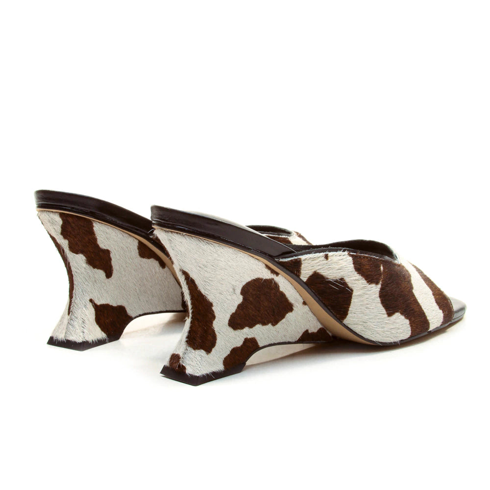 Mule animal print Cecconello 2916001
