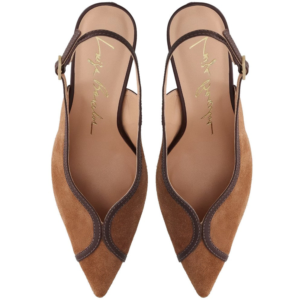Scarpin Slingback Anabela Luiza Barcelos 13420036