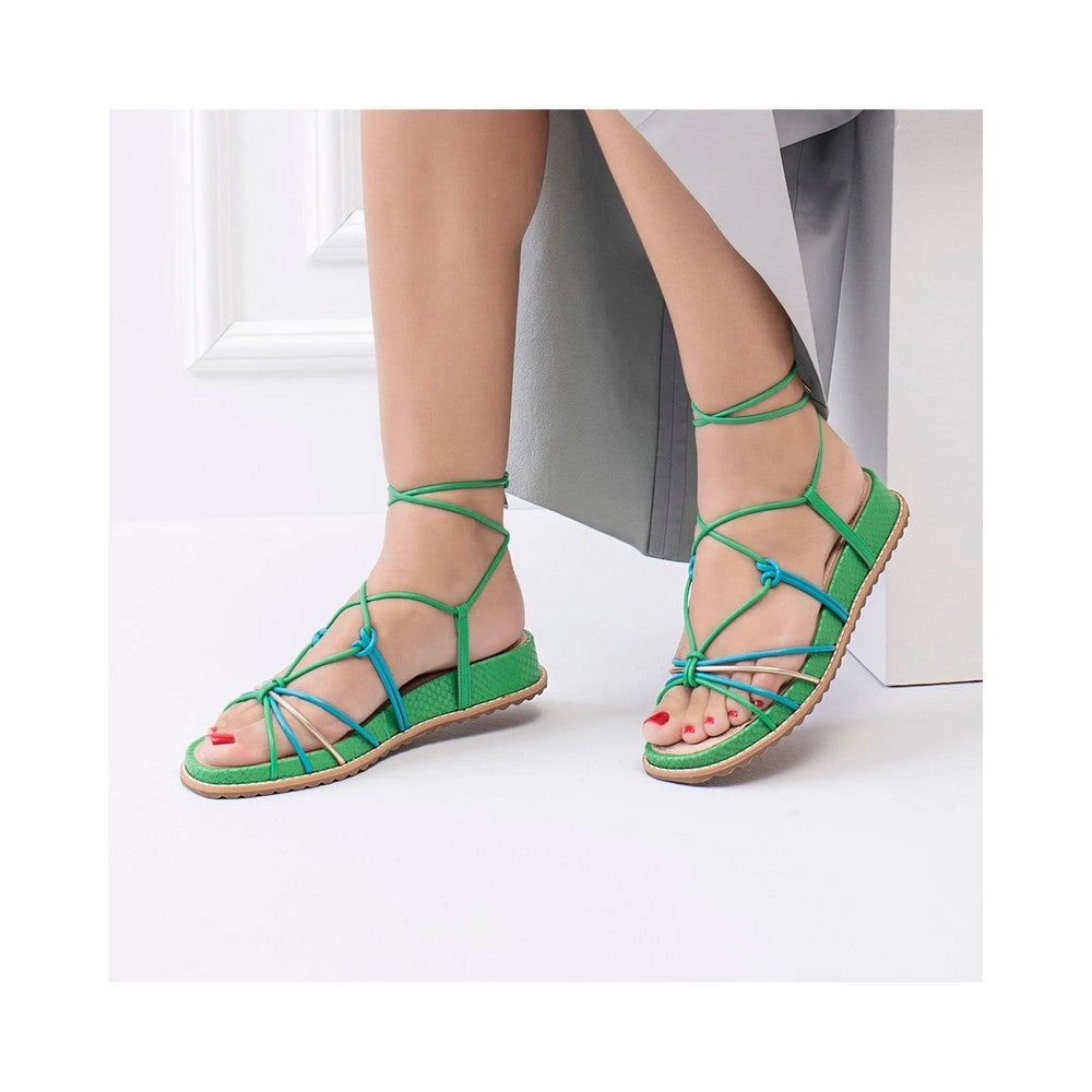 Rasteira Tabita 10823008 - Verde