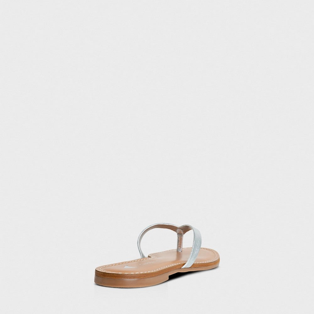 Chinelo Flat Thong Basic Couro Carrano 831002