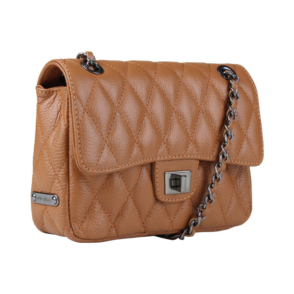 Bolsa feminina em couro Linea Bella 5156