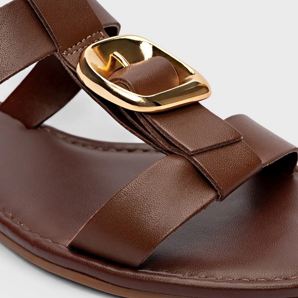 Chinelo Flat Buckle Carrano 918007