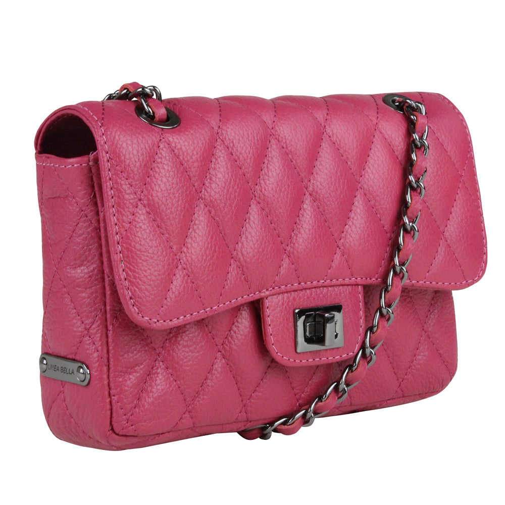 Bolsa feminina em couro Linea Bella 5156