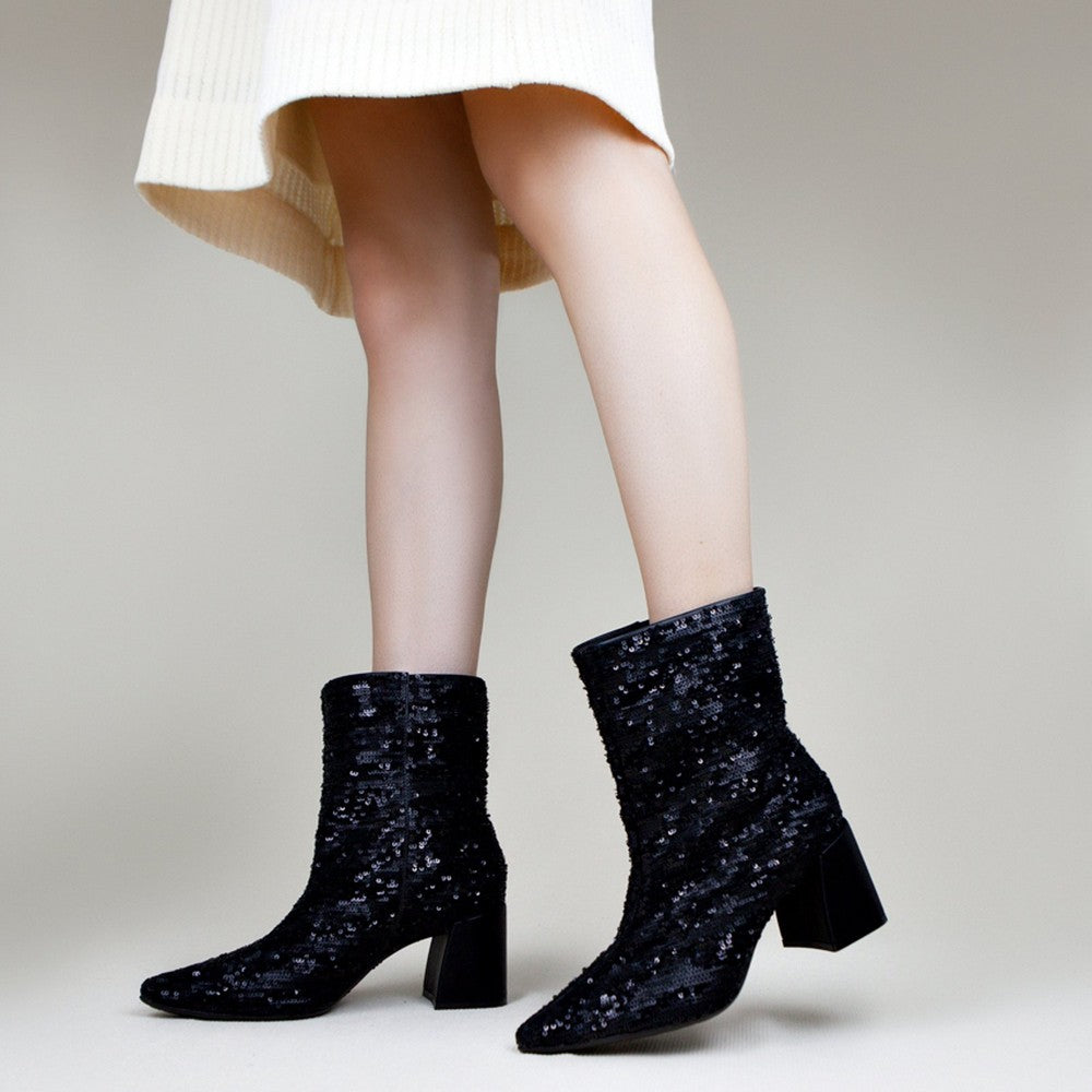 Bota Paetê Valentina 477005