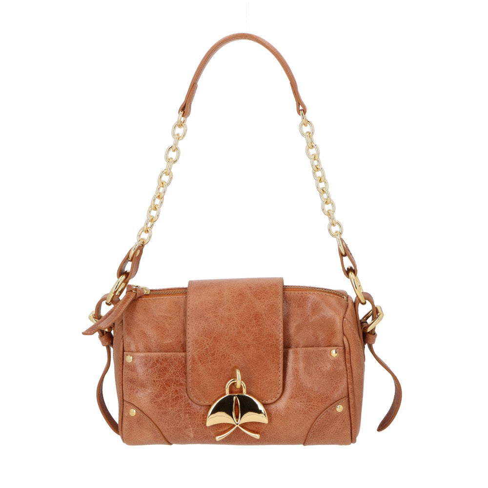 Bolsa Em Couro Com Corrente Luiza Barcelos 77771419
