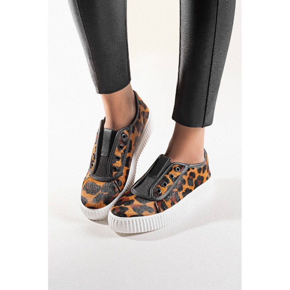 Tênis Floré 7309 - Guepardo Camel