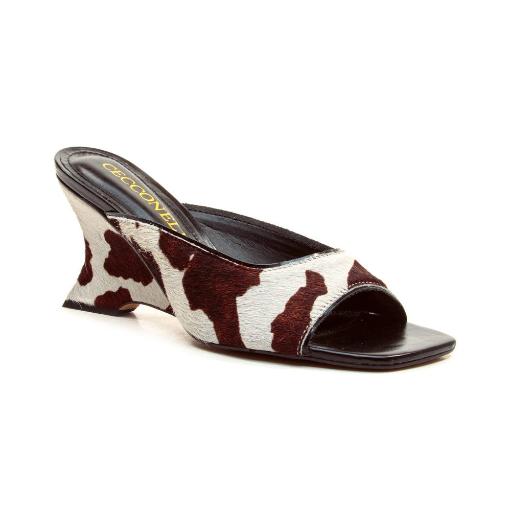 Mule animal print Cecconello 2916001