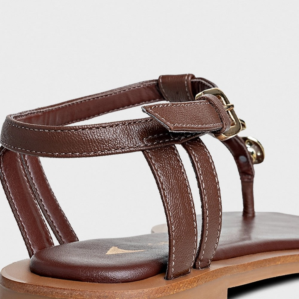 Rasteira Coin Couro Carrano 676026